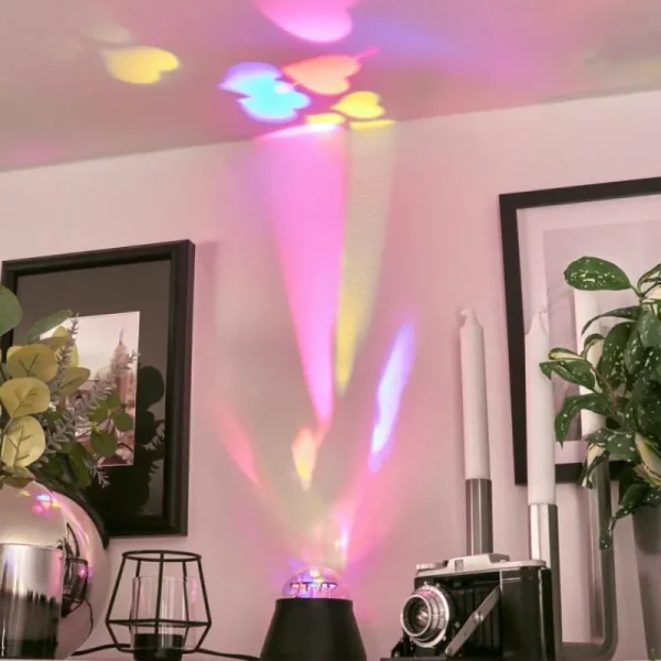 hofstein Lampe de table Atabueira LED Noir, 1 lumière, Changeur de couleurs* Lampes Modernes