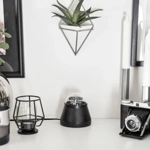 hofstein Lampe de table Atabueira LED Noir, 1 lumière, Changeur de couleurs* Lampes Modernes