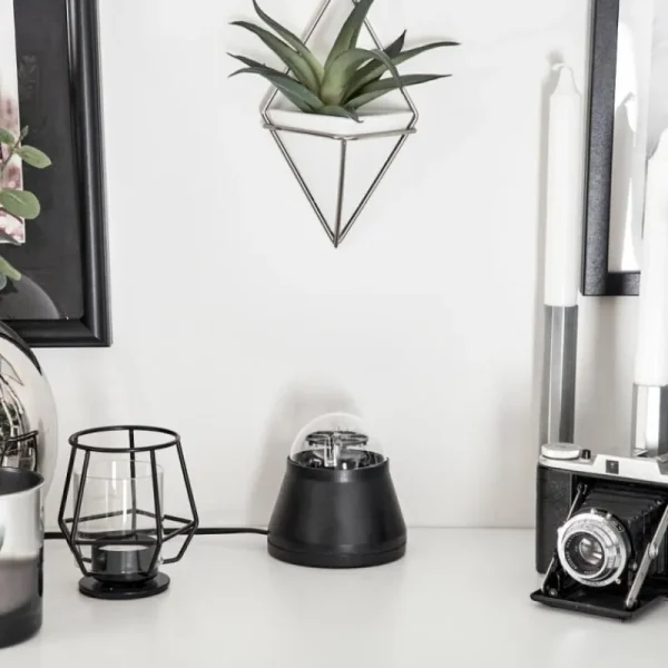 hofstein Lampe de table Atabueira LED Noir, 1 lumière, Changeur de couleurs* Lampes Modernes