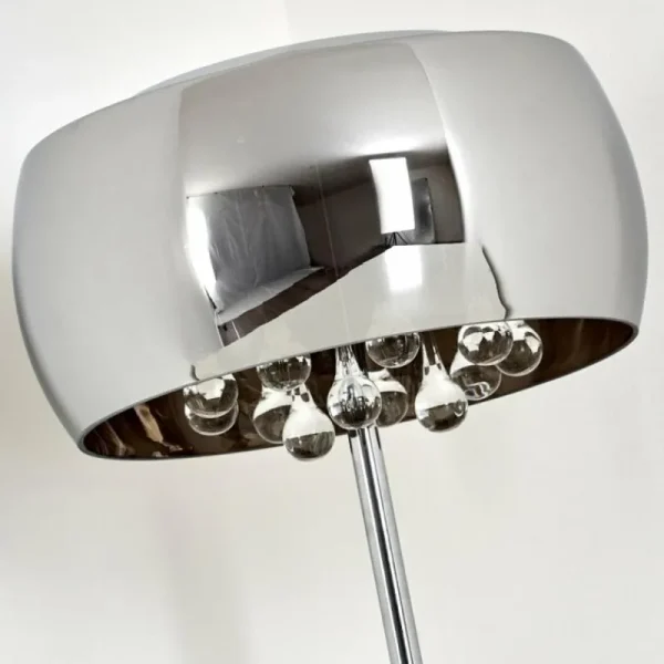 hofstein Lampe de table Blacklick Chrome, 3 lumières* Lampes En Verre