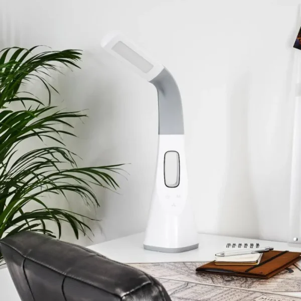 hofstein Lampe de table Bratislava LED Blanc, 1 lumière* Lampes Modernes