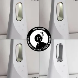 hofstein Lampe de table Bratislava LED Blanc, 1 lumière* Lampes Modernes