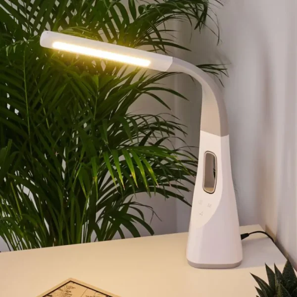 hofstein Lampe de table Bratislava LED Blanc, 1 lumière* Lampes Modernes
