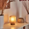 hofstein Lampe de table Briel Laiton, 1 lumière* Lampes En Verre
