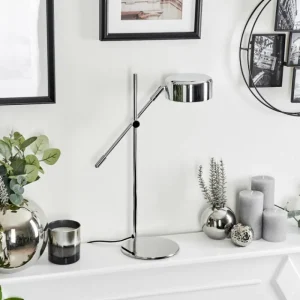hofstein Lampe de table Camori Chrome, 1 lumière* Lampes Modernes