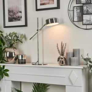 hofstein Lampe de table Camori Chrome, 1 lumière* Lampes Modernes