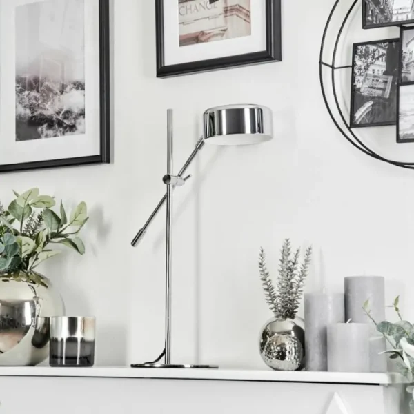 hofstein Lampe de table Camori Chrome, 1 lumière* Lampes Modernes