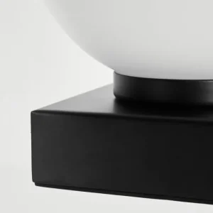 hofstein Lampe de table Chamouscady Noir, 1 lumière* Lampes En Verre