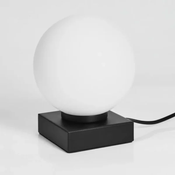 hofstein Lampe de table Chamouscady Noir, 1 lumière* Lampes En Verre