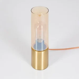 hofstein Lampe de table Dulcita Laiton, 1 lumière* Lampes En Verre