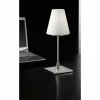Luminaires Fabas Luce Lampe de table Fabas Luce Lucy big Nickel mat, 1 lumière* Lampes En Verre