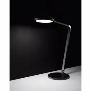 Luminaires Fabas Luce Lampe de table Fabas Luce Regina LED Noir, 1 lumière* Lampes En Verre