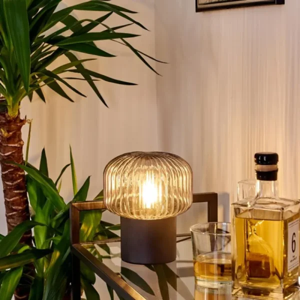 hofstein Lampe de table Gallo Noir, 1 lumière* Lampes Modernes