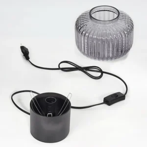 hofstein Lampe de table Gallo Noir, 1 lumière* Lampes Modernes