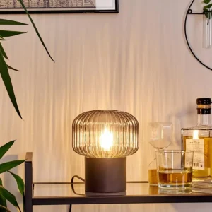 hofstein Lampe de table Gallo Noir, 1 lumière* Lampes Modernes