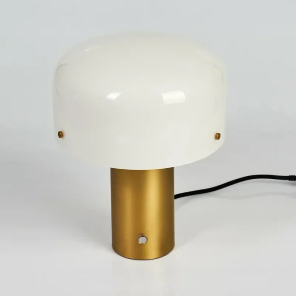 hofstein Lampe de table Guicia Or, Laiton, 1 lumière* Lampes En Verre