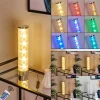 hofstein Lampe de table Hatara LED Chrome, 1 lumière, Télécommandes, Changeur de couleurs* Lampes Modernes
