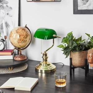 hofstein Lampe de table Havsta Laiton, 1 lumière* Lampes En Verre