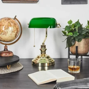 hofstein Lampe de table Havsta Laiton, 1 lumière* Lampes En Verre