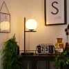 hofstein Lampe de table Hogatza Noir, 1 lumière* Lampes En Verre