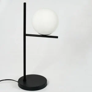 hofstein Lampe de table Hogatza Noir, 1 lumière* Lampes En Verre