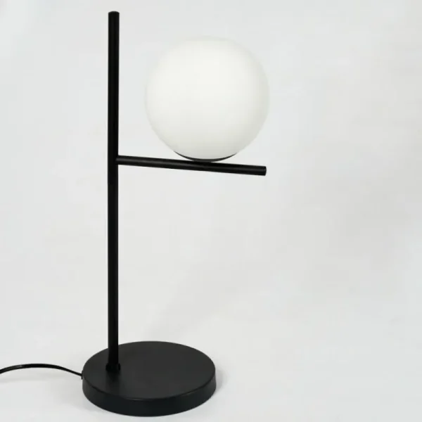 hofstein Lampe de table Hogatza Noir, 1 lumière* Lampes En Verre