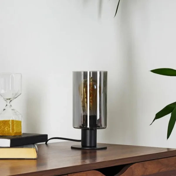 hofstein Lampe de table Hunouri Noir, 1 lumière* Lampes Modernes