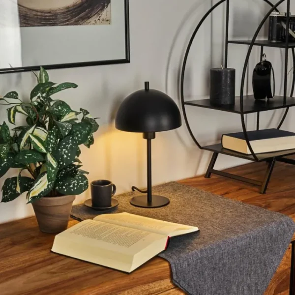 hofstein Lampe de table Kaitulai Noir, 1 lumière* Lampes Modernes