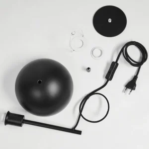 hofstein Lampe de table Kaitulai Noir, 1 lumière* Lampes Modernes