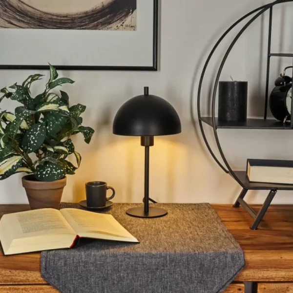 hofstein Lampe de table Kaitulai Noir, 1 lumière* Lampes Modernes