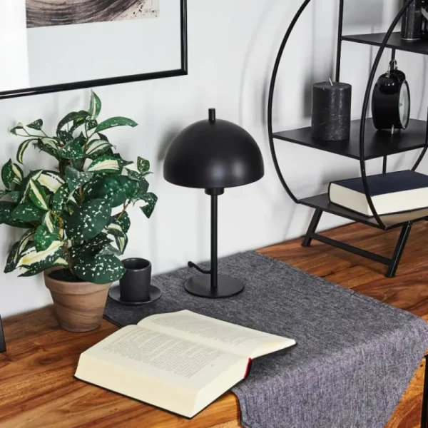 hofstein Lampe de table Kaitulai Noir, 1 lumière* Lampes Modernes