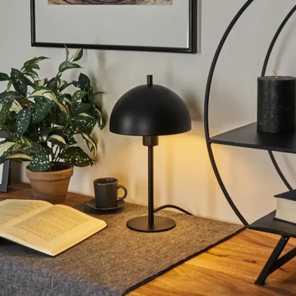 hofstein Lampe de table Kaitulai Noir, 1 lumière* Lampes Modernes