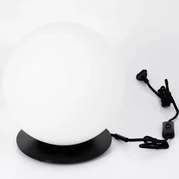 hofstein Lampe de table Karhia Noir, 1 lumière* Lampes En Verre