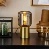 hofstein Lampe de table Keppoch Laiton, 1 lumière* Lampes En Verre
