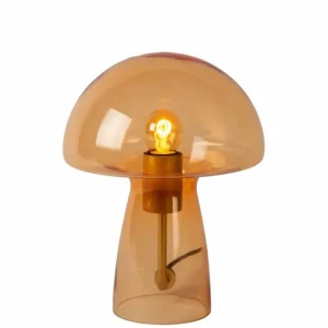 Luminaires Lucide Lampe de table Lucide FUNGO Orange, 1 lumière* Lampes En Verre