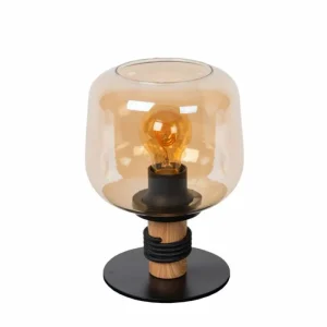 Luminaires Lucide Lampe de table Lucide ILONA Noir, 1 lumière* Lampes En Verre