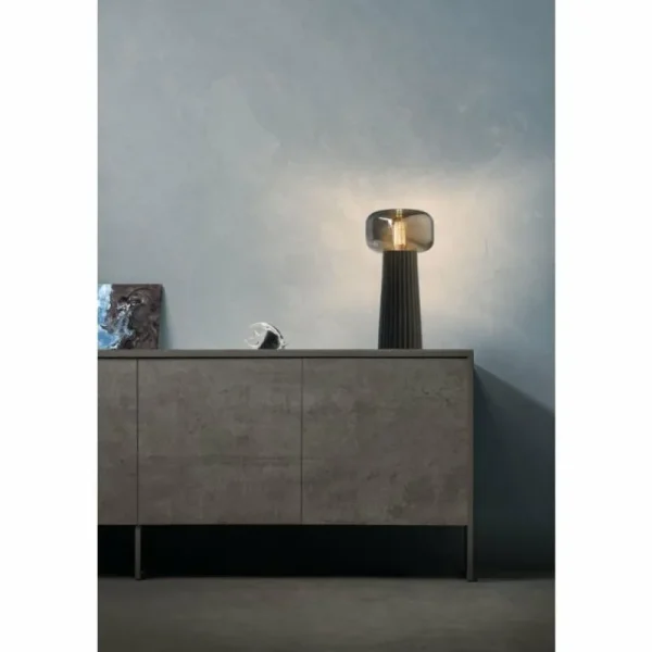 Luminaires Mantra Lampe de table Mantra FARO Noir, 1 lumière* Lampes En Verre