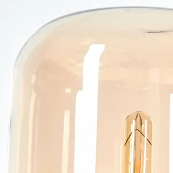 hofstein Lampe de table Manzano Noir, 1 lumière* Lampes En Verre