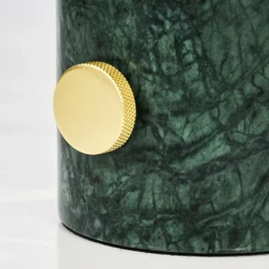 hofstein Lampe de table Maoro Vert, Laiton, 1 lumière* Lampes En Verre