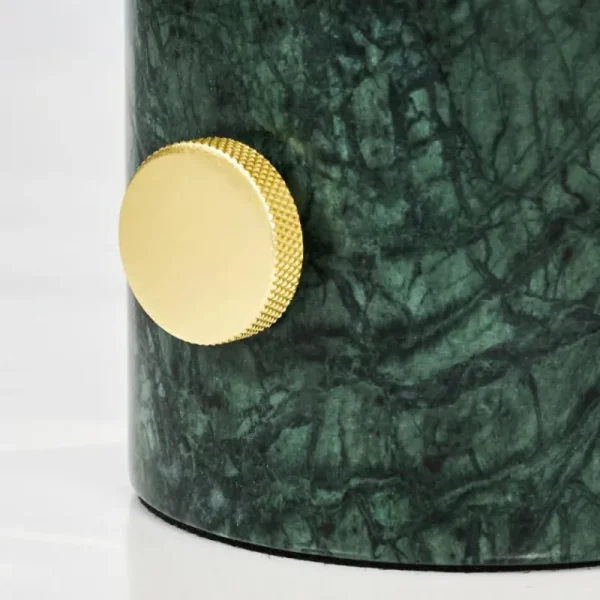 hofstein Lampe de table Maoro Vert, Laiton, 1 lumière* Lampes En Verre