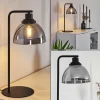 hofstein Lampe de table Morzine Noir, 1 lumière* Lampes En Verre