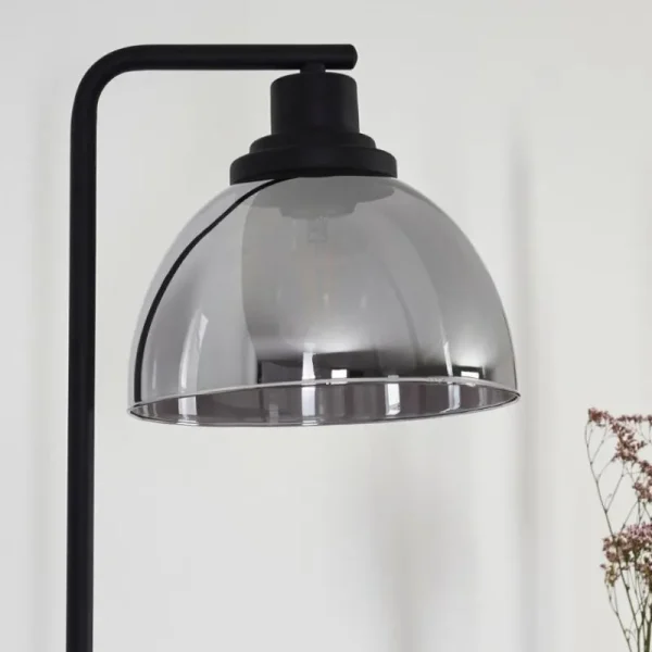 hofstein Lampe de table Morzine Noir, 1 lumière* Lampes En Verre