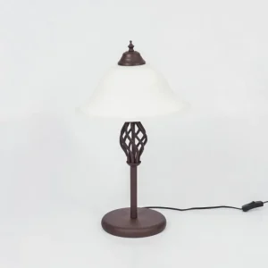 hofstein Lampe de table Mosquerito Rouille, 2 lumières* Lampes En Verre