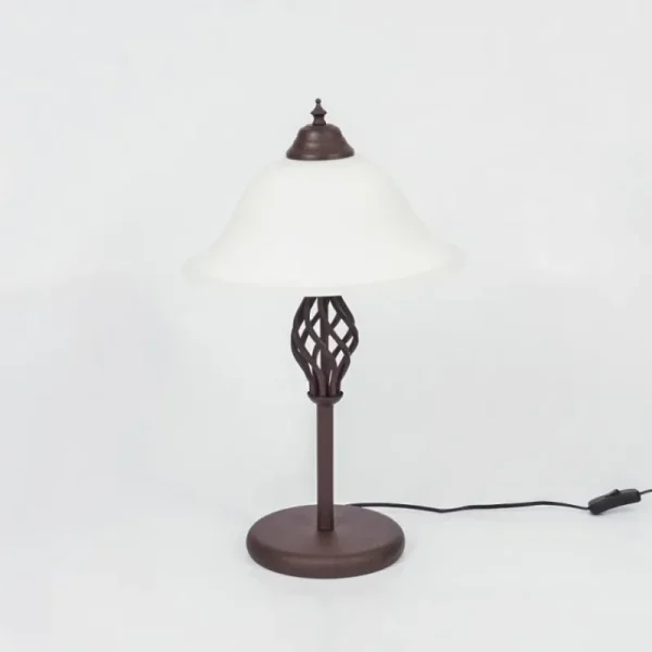hofstein Lampe de table Mosquerito Rouille, 2 lumières* Lampes En Verre