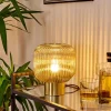 hofstein Lampe de table Paeni Ambre, 1 lumière* Lampes En Verre