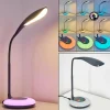 hofstein Lampe de table Paphos LED Noir, 1 lumière, Changeur de couleurs* Lampes Modernes