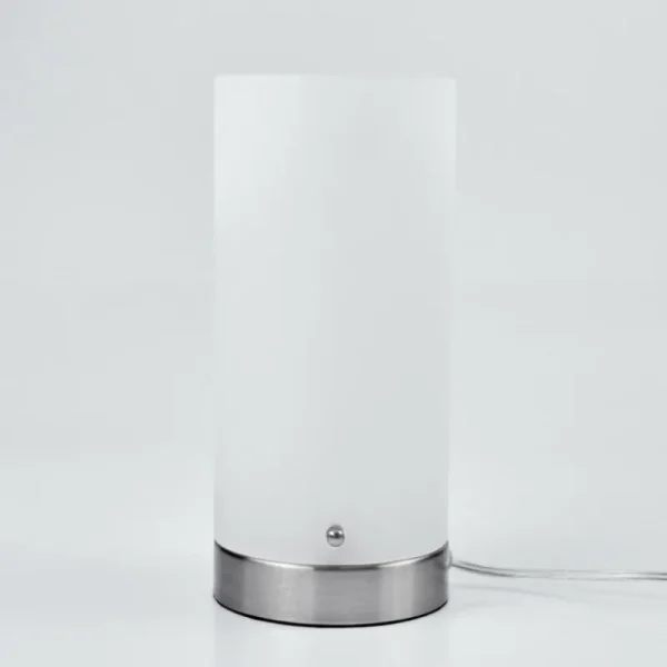 hofstein Lampe de table Peman LED Nickel mat, 1 lumière* Lampes En Verre