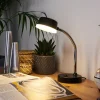 hofstein Lampe de table Pineda LED Chrome, Noir, 1 lumière* Lampes Modernes