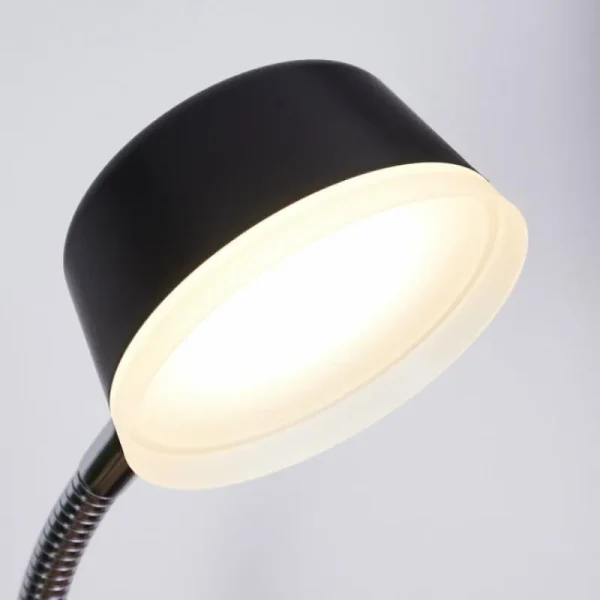hofstein Lampe de table Pineda LED Chrome, Noir, 1 lumière* Lampes Modernes