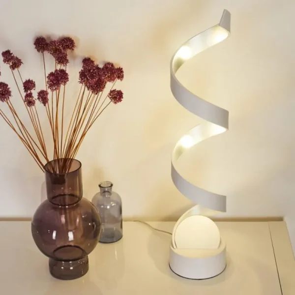 hofstein Lampe de table Pitasch LED Blanc, 1 lumière* Lampes Modernes